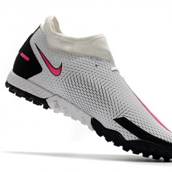 Nike Phantom GT Academy Dynamic Fit TF Soccer Cleats Pink And Black White