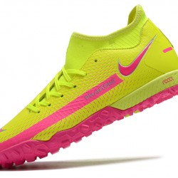 Nike Phantom GT Academy Dynamic Fit TF Soccer Cleats Pink And Green