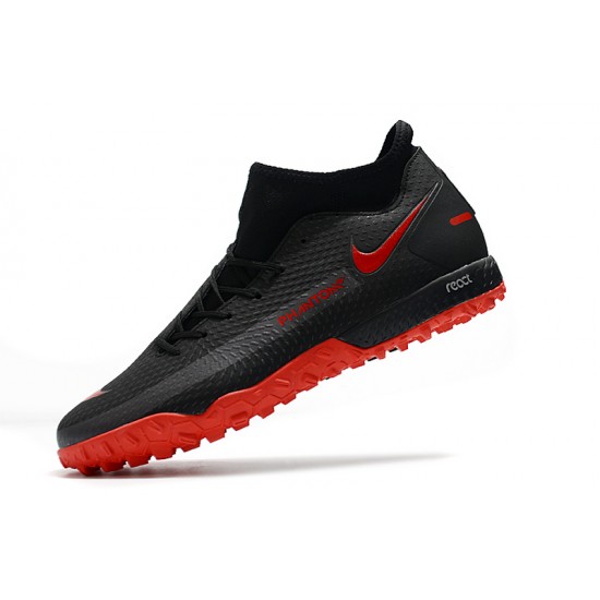 Nike Phantom GT Academy Dynamic Fit TF Soccer Cleats Red And Black