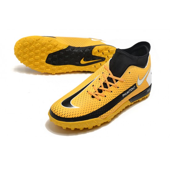 Nike Phantom GT Academy Dynamic Fit TF Soccer Cleats Yellow And Black