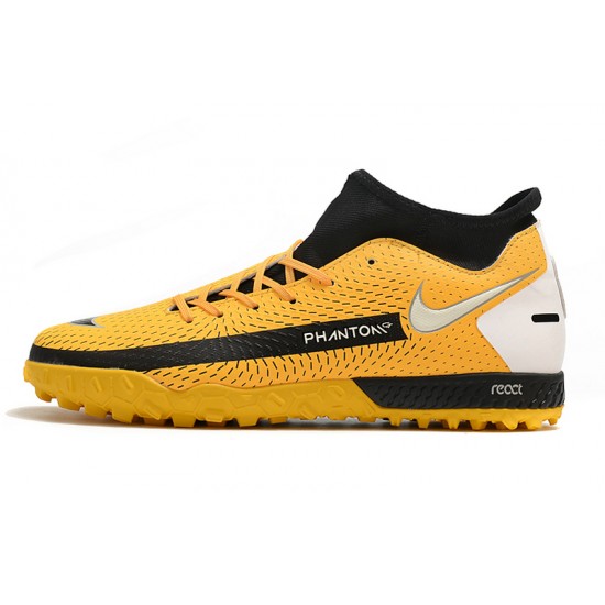 Nike Phantom GT Academy Dynamic Fit TF Soccer Cleats Yellow And Black