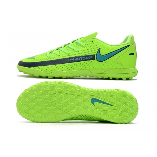 Nike Phantom GT Club TF Soccer Cleats Black And Green