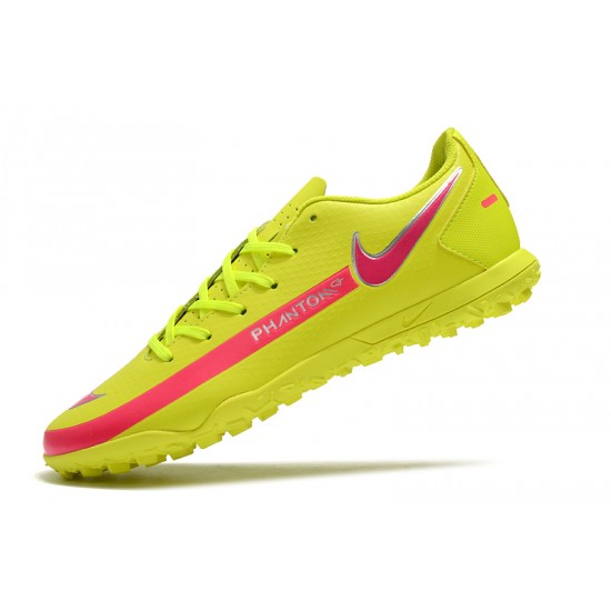 Nike Phantom GT Club TF Soccer Cleats Pink And Yellow