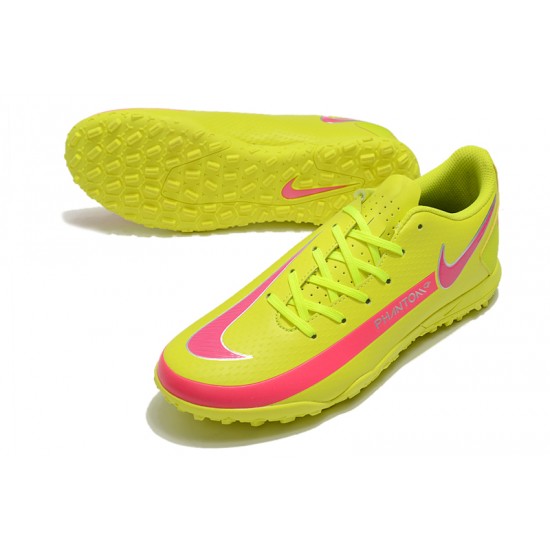 Nike Phantom GT Club TF Soccer Cleats Pink And Yellow