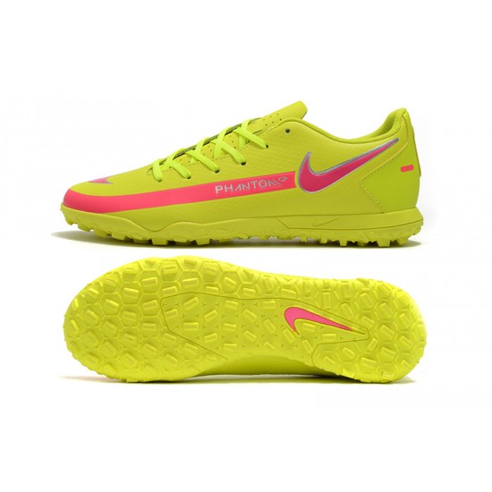 Nike Phantom GT Club TF Soccer Cleats Pink And Yellow