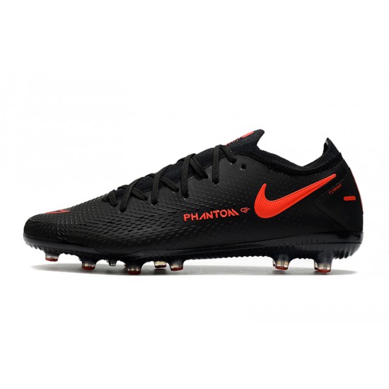 Nike Phantom GT Elite AG-PRO Soccer Cleats Black And Orange