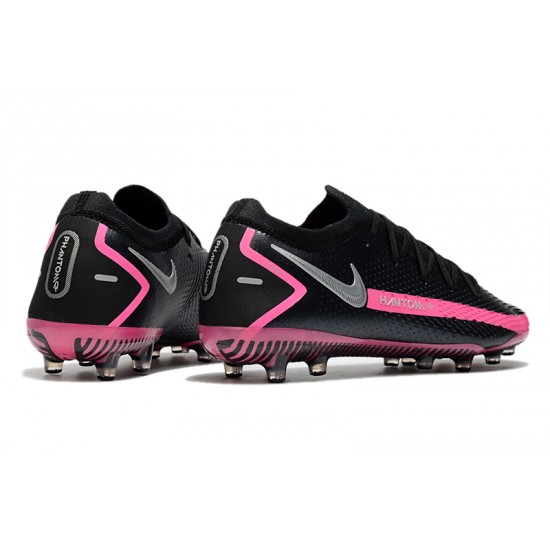 Nike Phantom GT Elite AG-PRO Soccer Cleats Black And Pink