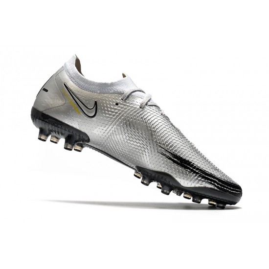 Nike Phantom GT Elite AG-PRO Soccer Cleats Black And White