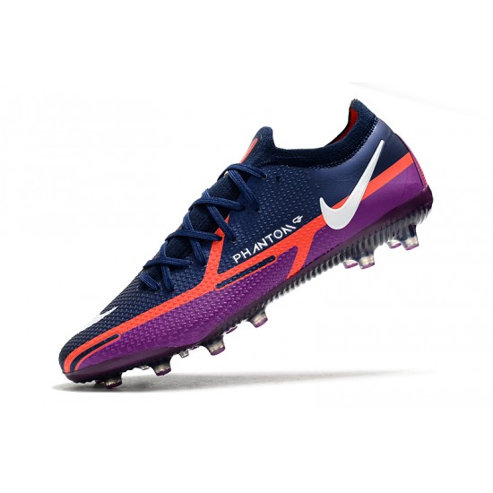 Nike Phantom GT Elite AG-PRO Soccer Cleats Purple And Black