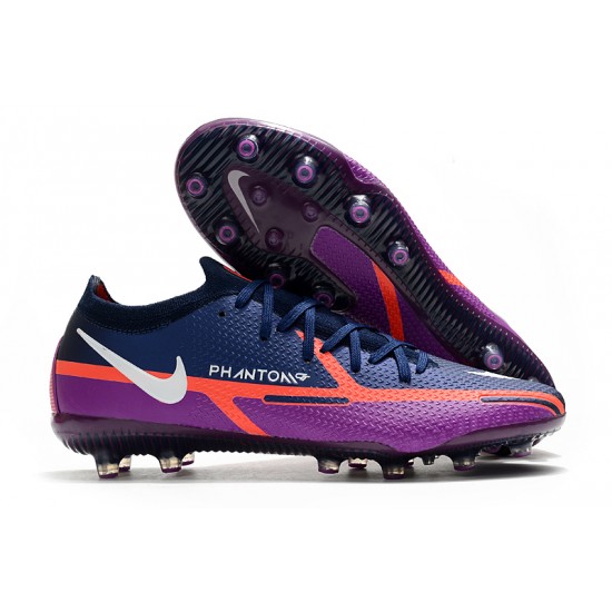 Nike Phantom GT Elite AG-PRO Soccer Cleats Purple And Black