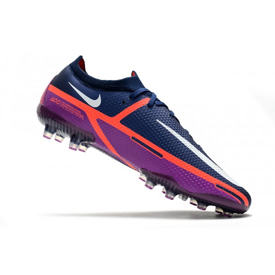 Nike Phantom GT Elite AG-PRO Soccer Cleats Purple And Black