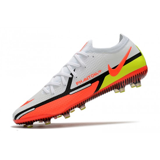 Nike Phantom GT Elite AG-PRO Soccer Cleats White And Orange