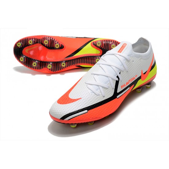Nike Phantom GT Elite AG-PRO Soccer Cleats White And Orange