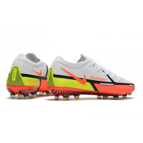 Nike Phantom GT Elite AG-PRO Soccer Cleats White And Orange