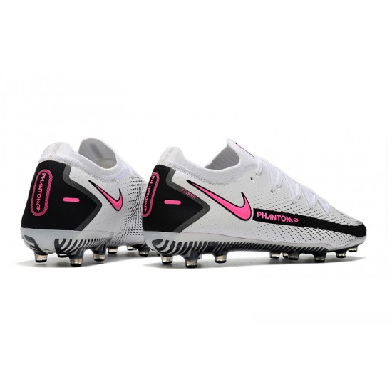 Nike Phantom GT Elite AG-PRO Soccer Cleats White And Pink