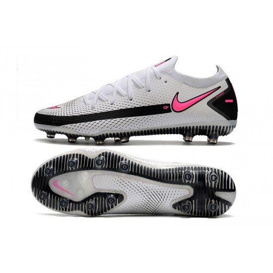 Nike Phantom GT Elite AG-PRO Soccer Cleats White And Pink