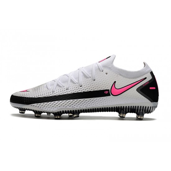 Nike Phantom GT Elite AG-PRO Soccer Cleats White And Pink