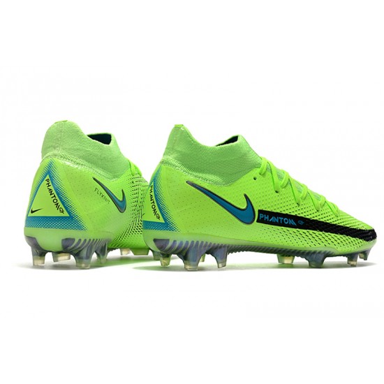 Nike Phantom GT Elite DF FG Soccer Cleats Green High