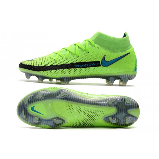 Nike Phantom GT Elite DF FG Soccer Cleats Green High