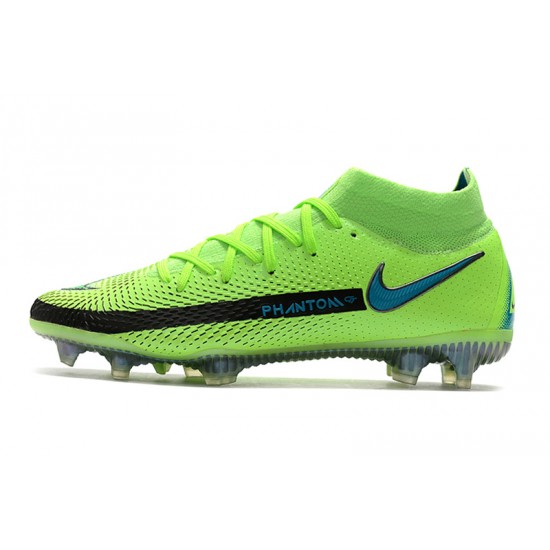 Nike Phantom GT Elite DF FG Soccer Cleats Green High