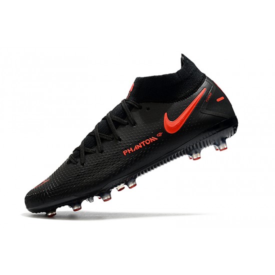 Nike Phantom GT Elite Dynamic Fit AG-PRO Soccer Cleats Black Orange