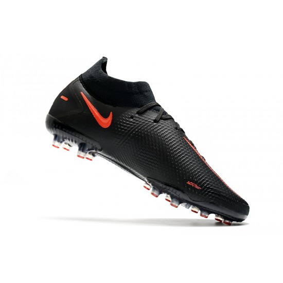 Nike Phantom GT Elite Dynamic Fit AG-PRO Soccer Cleats Black Orange