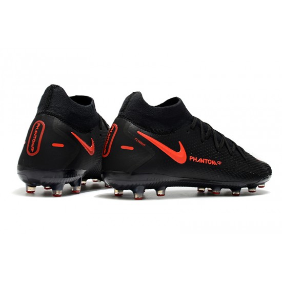 Nike Phantom GT Elite Dynamic Fit AG-PRO Soccer Cleats Black Orange