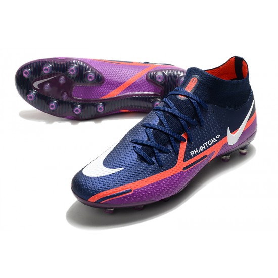 Nike Phantom GT Elite Dynamic Fit AG-PRO Soccer Cleats Blue And Purple High