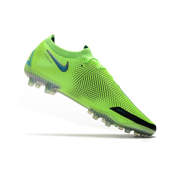 Nike Phantom GT Elite Dynamic Fit AG-PRO Soccer Cleats Green Black Blue