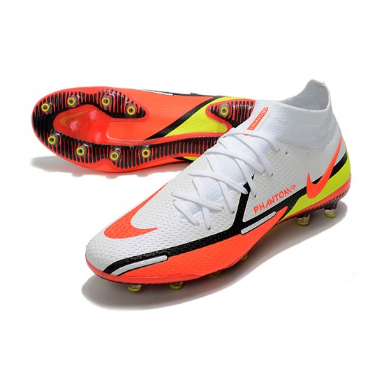 Nike Phantom GT Elite Dynamic Fit AG-PRO Soccer Cleats Orange And White High