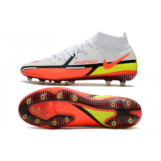 Nike Phantom GT Elite Dynamic Fit AG-PRO Soccer Cleats Orange And White High