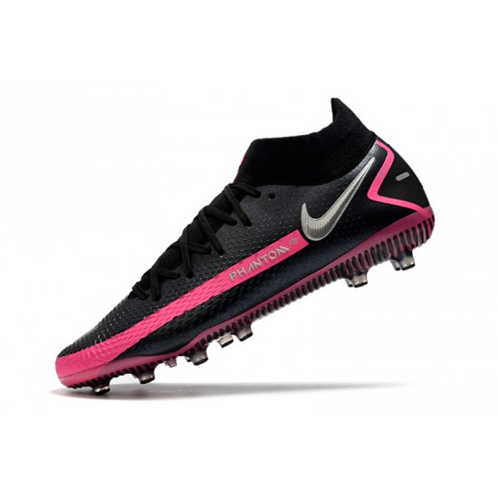 Nike Phantom GT Elite Dynamic Fit AG-PRO Soccer Cleats Pink And Black High