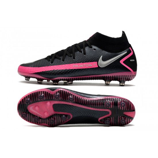 Nike Phantom GT Elite Dynamic Fit AG-PRO Soccer Cleats Pink And Black High