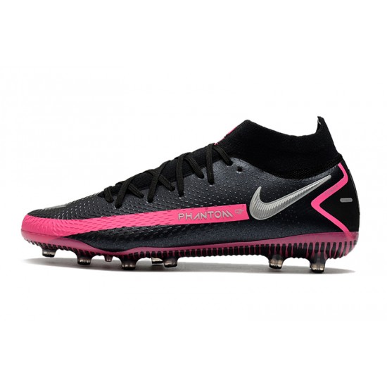 Nike Phantom GT Elite Dynamic Fit AG-PRO Soccer Cleats Pink And Black High