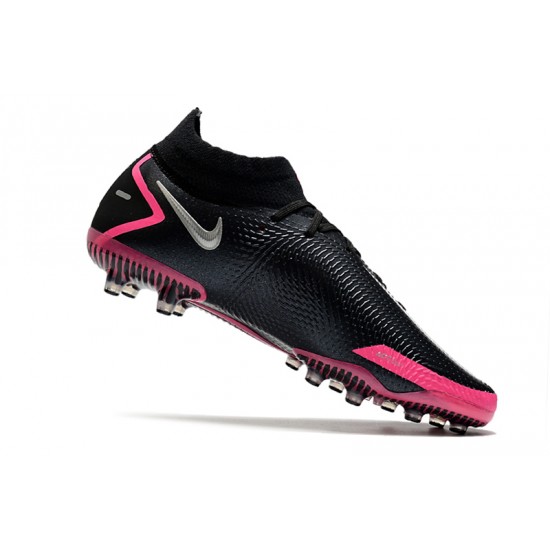 Nike Phantom GT Elite Dynamic Fit AG-PRO Soccer Cleats Pink And Black High