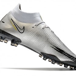 Nike Phantom GT Elite Dynamic Fit AG-PRO Soccer Cleats White And Black High