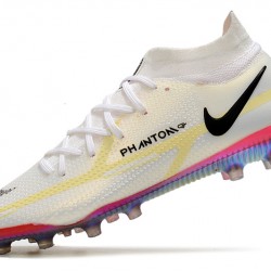 Nike Phantom GT Elite Dynamic Fit AG-PRO Soccer Cleats White And Gold High