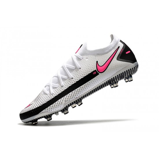 Nike Phantom GT Elite Dynamic Fit AG-PRO Soccer Cleats White Pink