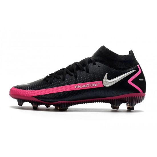 Nike Phantom GT Elite Dynamic Fit FG Soccer Cleats Black Pink High