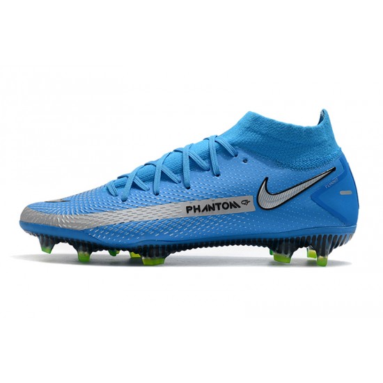 Nike Phantom GT Elite Dynamic Fit FG Soccer Cleats Blue High