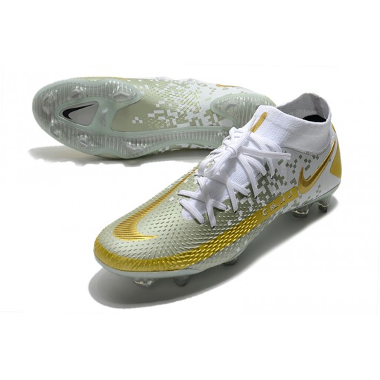 Nike Phantom GT Elite Dynamic Fit FG Soccer Cleats Green And Gold