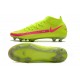 Nike Phantom GT Elite Dynamic Fit FG Soccer Cleats Green And Pink