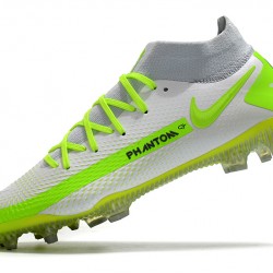 Nike Phantom GT Elite Dynamic Fit FG Soccer Cleats Green And White High