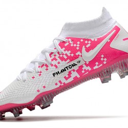 Nike Phantom GT Elite Dynamic Fit FG Soccer Cleats Pink And White High