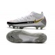 Nike Phantom GT Elite Dynamic Fit FG Soccer Cleats White And Black Gray