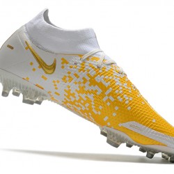 Nike Phantom GT Elite Dynamic Fit FG Soccer Cleats White And Yellow