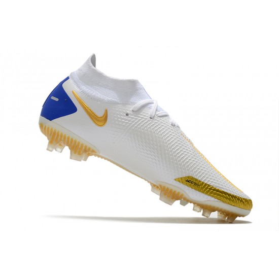 Nike Phantom GT Elite Dynamic Fit FG Soccer Cleats White High