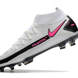 Nike Phantom GT Elite Dynamic Fit FG Soccer Cleats White Pink High