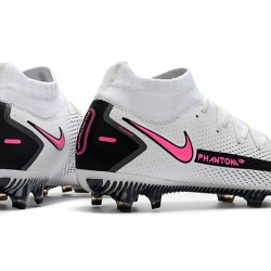 Nike Phantom GT Elite Dynamic Fit FG Soccer Cleats White Pink High