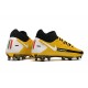 Nike Phantom GT Elite Dynamic Fit FG Soccer Cleats Yellow And Black White